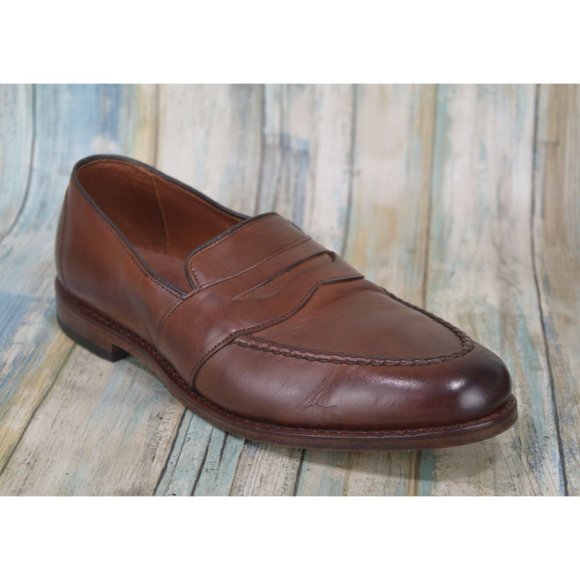 Allen Edmonds Randolph Men's Size 10 E Brown Leather Penny Loafers Bench Welt - Picture 3 of 12